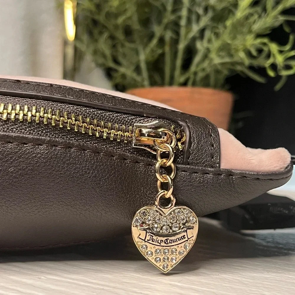 Juicy Couture Queen Of Everything Velour Belt Bag Fanny Pack NWT